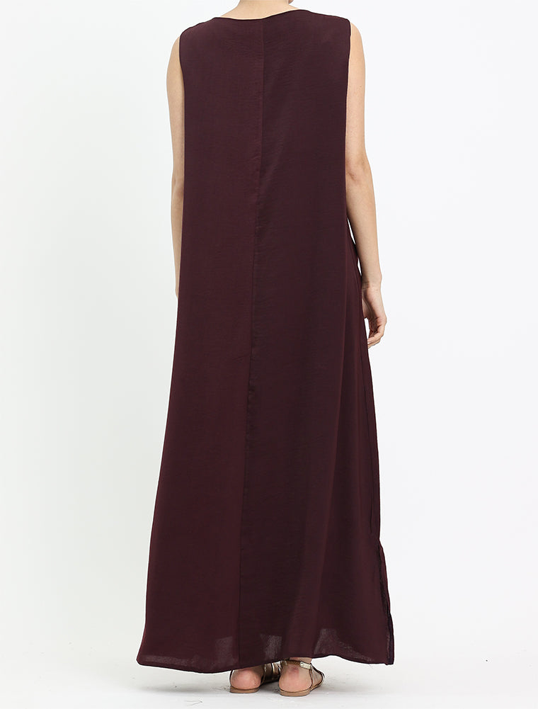 Plum Slip Dress