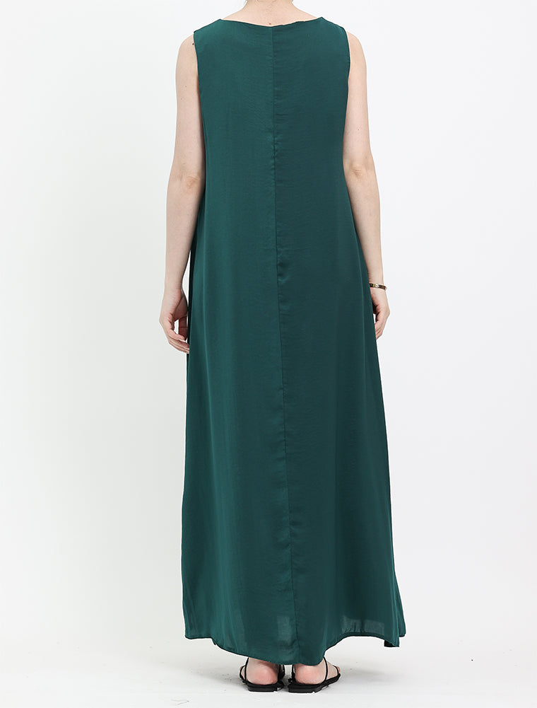 Bottle Green Slip Dress