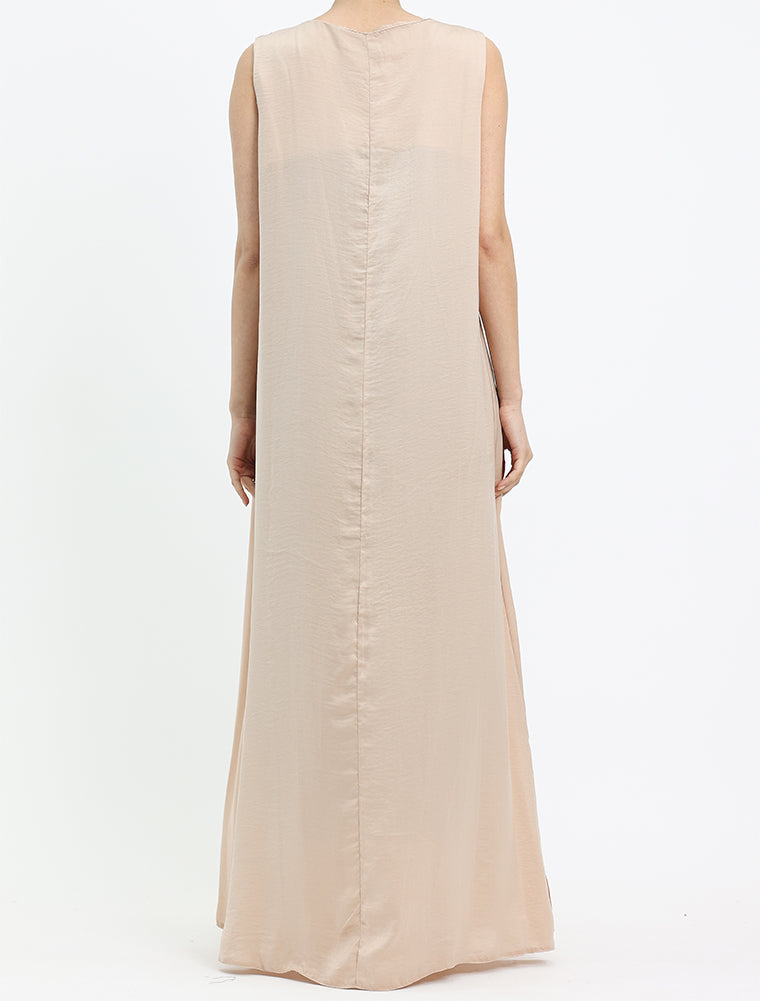 Beige Slip Dress