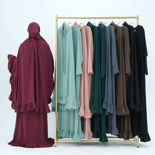 Prayer dress with Khimar