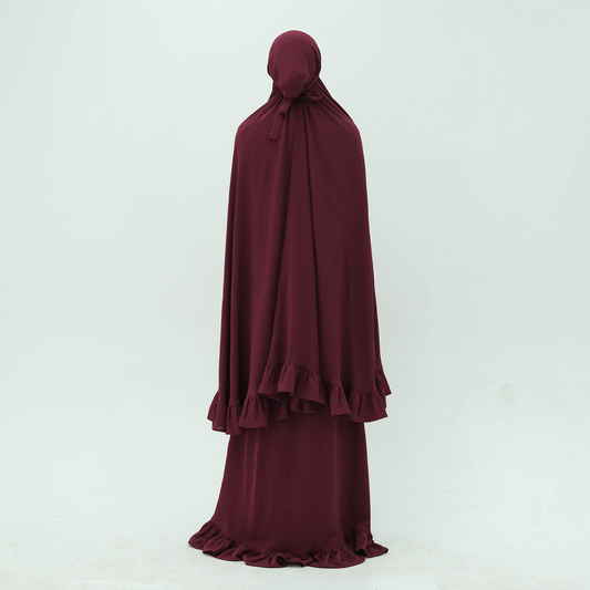 Prayer dress with Khimar