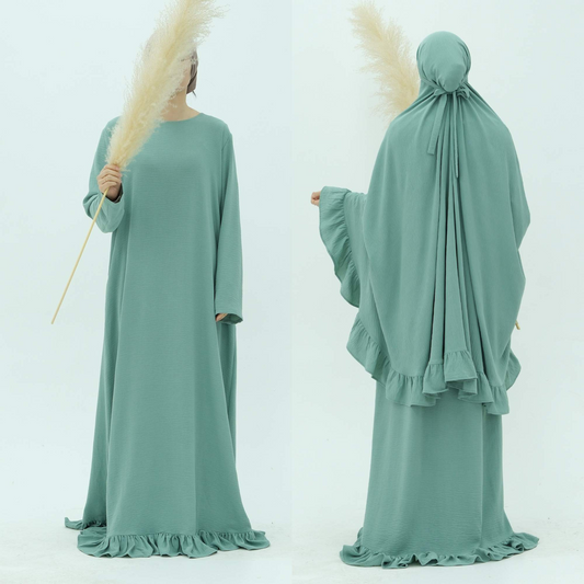 Prayer dress with Khimar