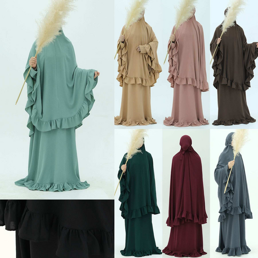 Prayer dress with Khimar