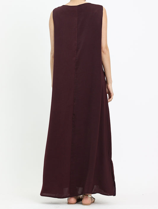 Plum Slip Dress