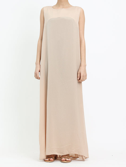 Beige Slip Dress