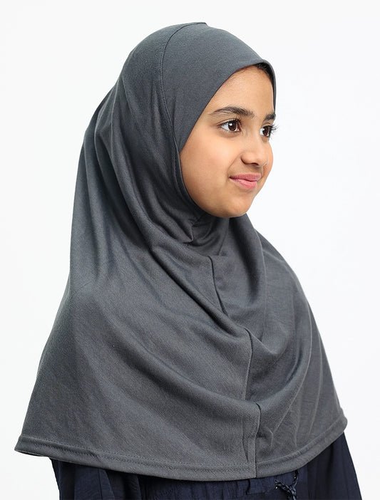 Grey Girls Jersey Burkah