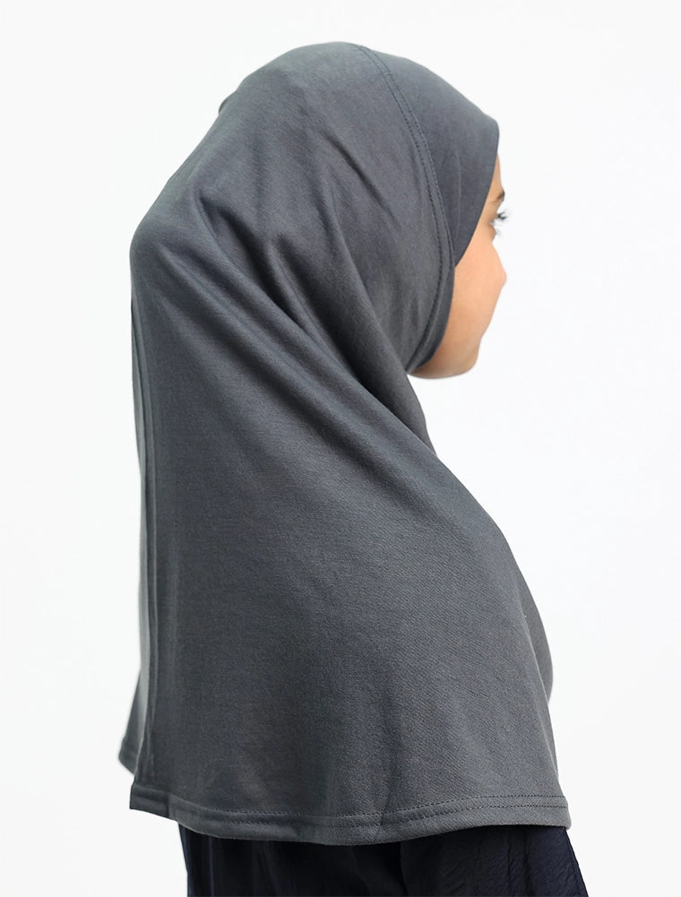 Grey Girls Jersey Burkah