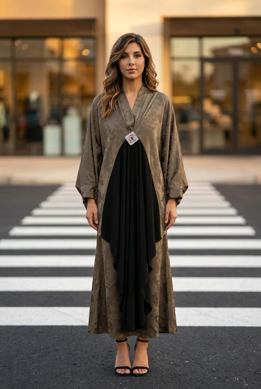 Satin abaya