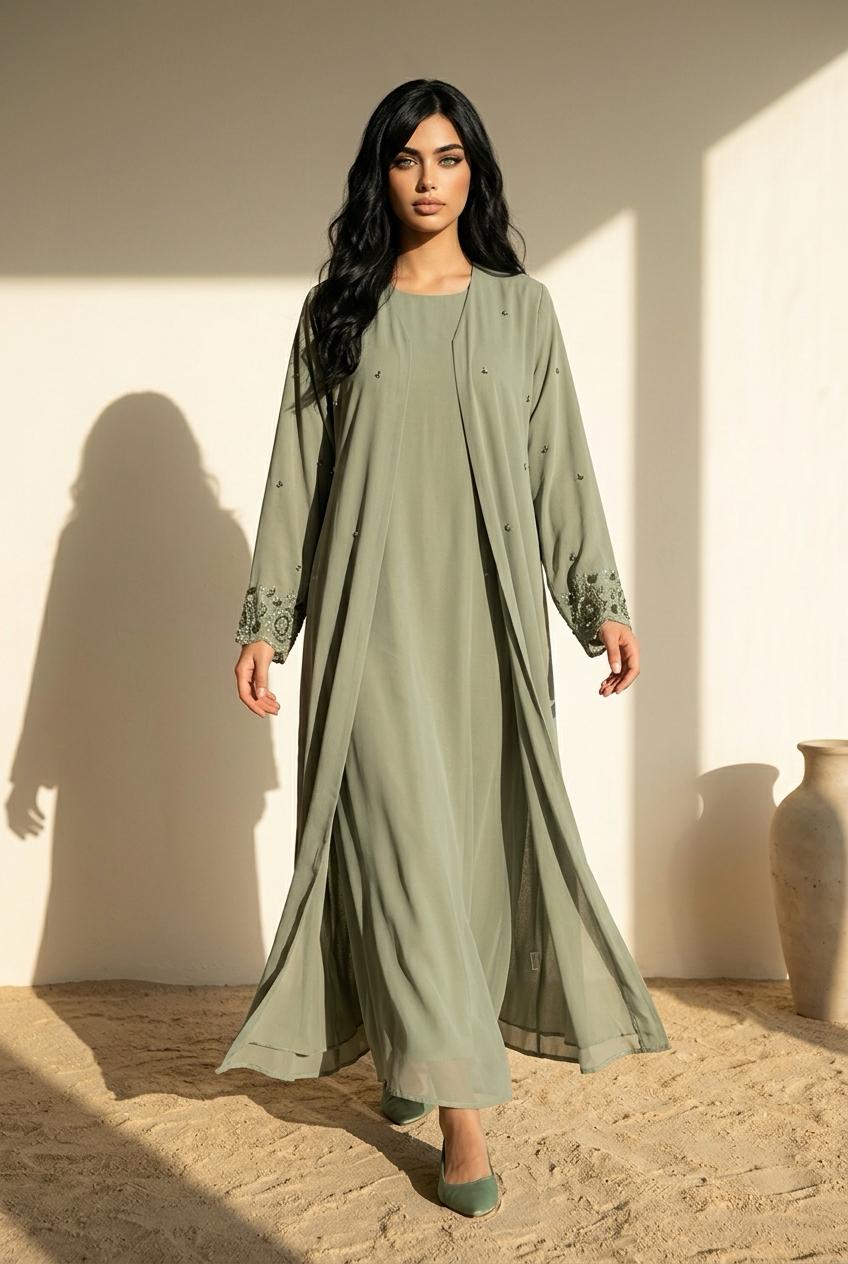 silk abaya