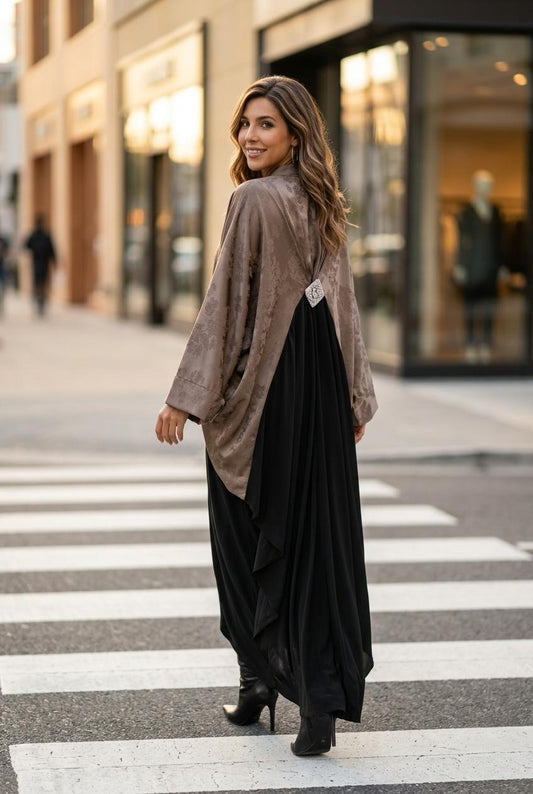 Satin abaya