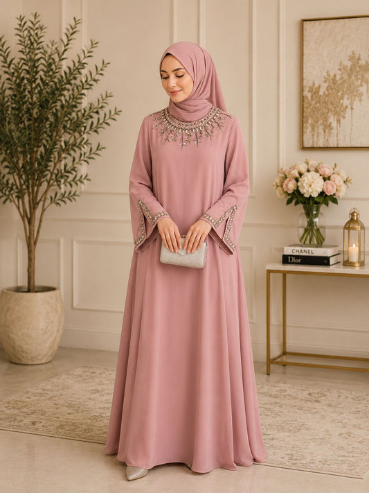 Satin abaya