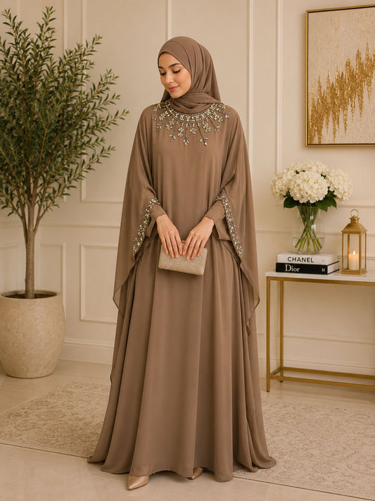 Satin abaya