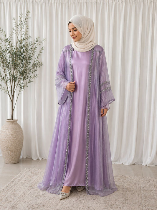 satin abaya