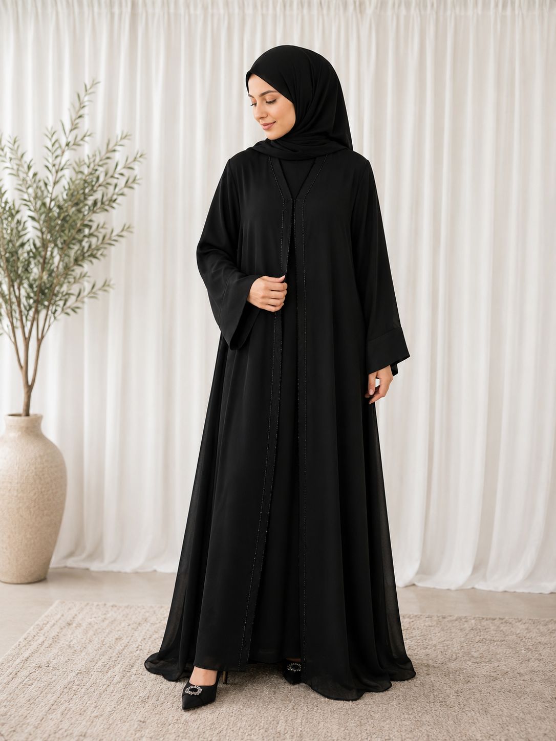 Black Essential Abaya