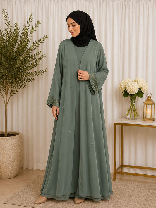 silk abaya