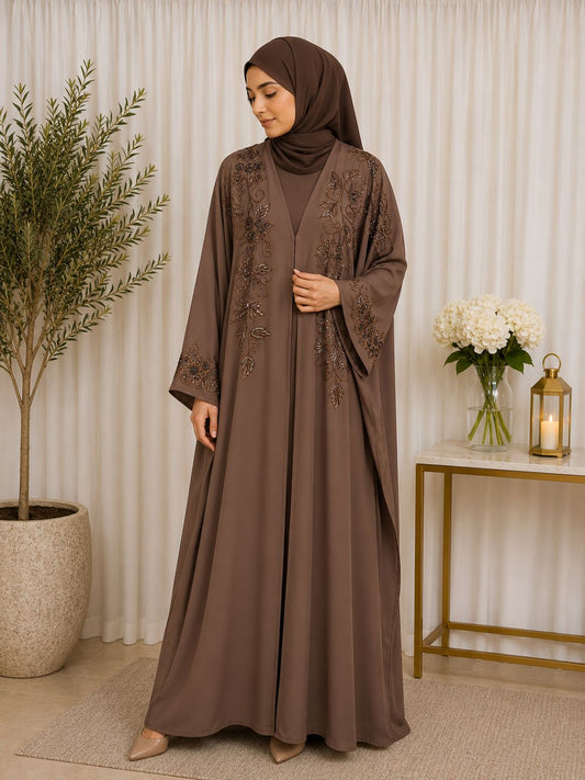 satin abaya