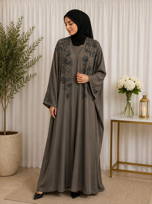 satin abaya