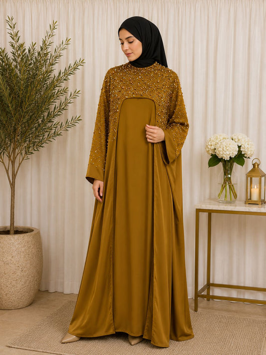 Pure Turkey satin abaya