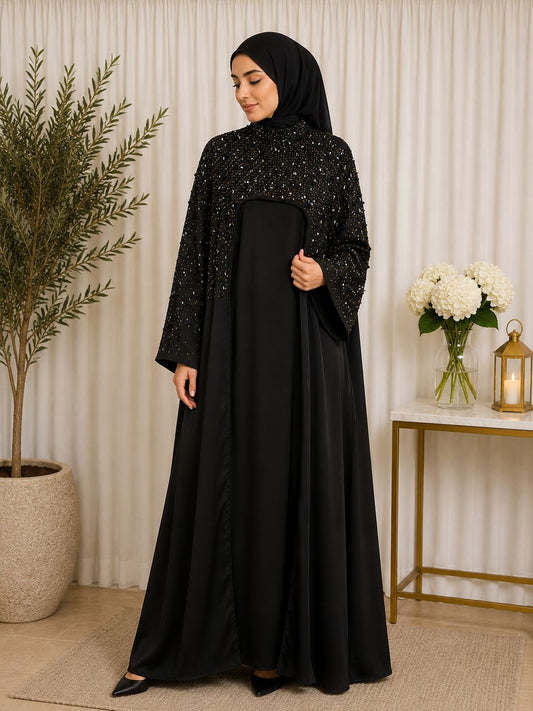Pure Turkey satin abaya